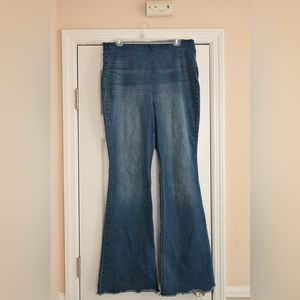 Knox Rose size L flare jeans